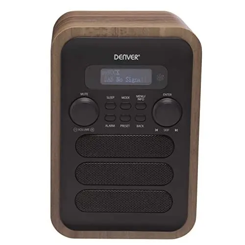 Produktbild: Denver DAB-48 DAB+ Radio mit FM Tuner und Bluetooth, Grau