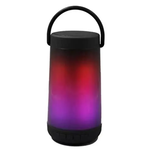 Produktbild: Denver Electronics S0429078 Btl-311 Bluetooth-Lautsprecher, RGB-LED, 1200 mAh, 5 W, Schwarz, 111151010720, One Size