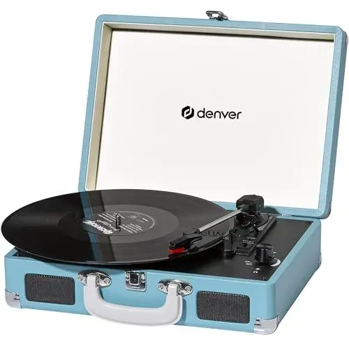 Produktbild: Denver Plattenspieler in blau (VPL-120)