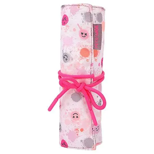 Produktbild: Depesche 11740 TOPModel Happy Together - Gefüllte Stifterolle mit Bindeband in Pink, inklusive 18 Fasermalern und zusätzlichen Schlaufen