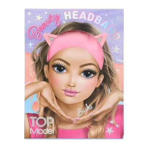 Produktbild: Depesche 12694 TOPModel - Kosmetikhaarband Beauty and Me, aus weichem Material, Stirnband für die Hautroutine
