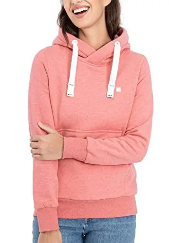 Produktbild: Deproc Active Damen Sweatshirt Mit Kapuzenjacke Fleecejacke Windbreaker Hoodie Hildacmyk Kapuzenpullover, Rosé, 40 EU