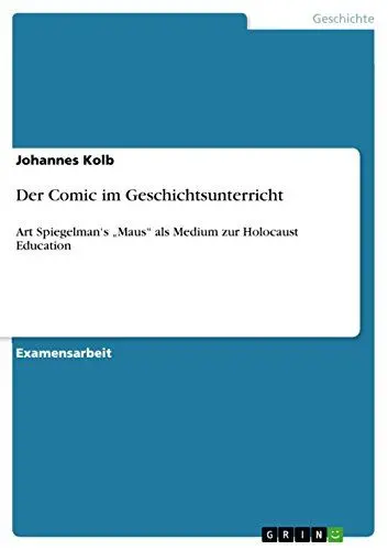 Produktbild: Der Comic im Geschichtsunterricht: Art Spiegelman's 