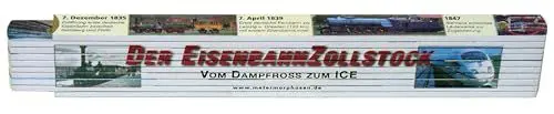 Produktbild: Der Eisenbahn-Zollstock: Vom Dampfross zum ICE