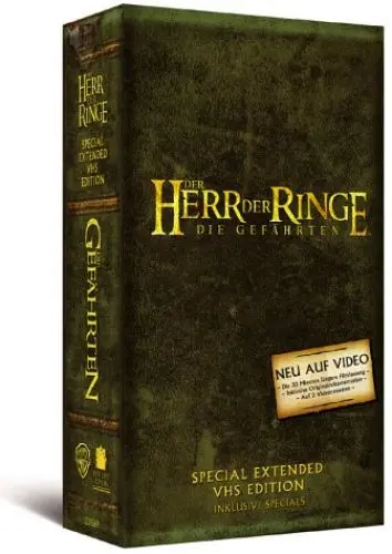 Produktbild: Der Herr der Ringe - Die Gefährten/Extended Ed. (VHS)