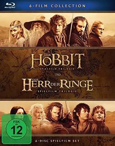 Produktbild: Der Hobbit und Der Herr Der Ringe: Mittelerde Collection (Blu-ray)