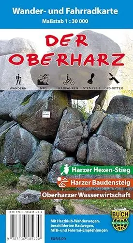 Produktbild: Der Oberharz: Wander- und Fahrradkarte