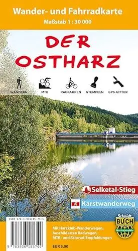 Produktbild: Der Ostharz: Wander- und Fahrradkarte