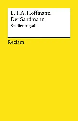 Produktbild: Der Sandmann. Studienausgabe: Paralleldruck der Handschrift und des Erstdrucks (1817) (Reclams Universal-Bibliothek)