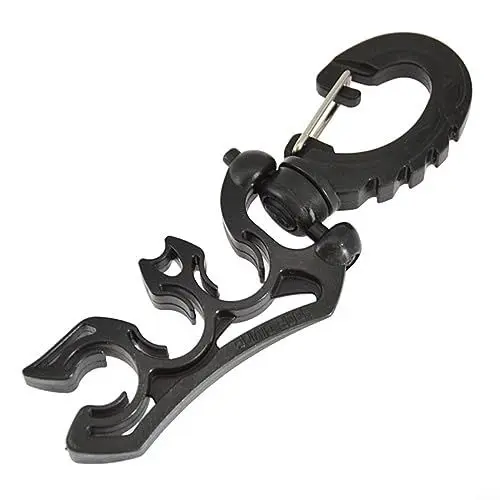 Produktbild: Der Tauchclip sichert Ihre Tauchausrüstung Doppelter BCD-Schlauchhalter