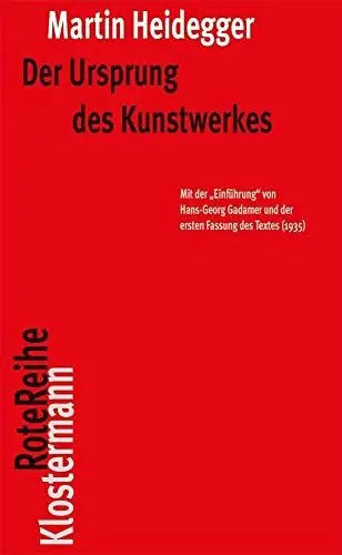Produktbild: Der Ursprung des Kunstwerkes