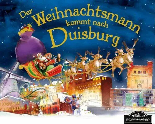 Produktbild: Der Weihnachtsmann kommt nach Duisburg: Wenn der Weihnachtsmann mit seinem großen Schlitten die Geschenke vom Nordpol nach Frankfurt bringt, dann erwartet ihn jedes Jahr ein spannendes Abenteuer.
