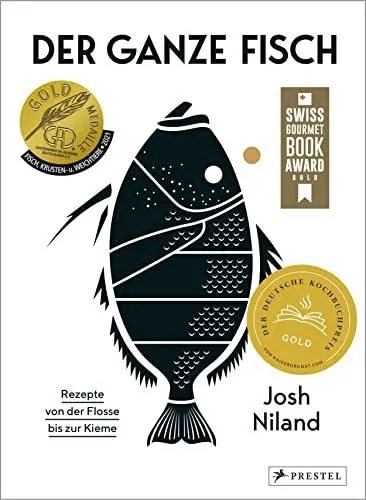 Produktbild: Der ganze Fisch: Rezepte von der Flosse bis zur Kieme: Kochbuch für nachhaltige, ganzheitliche Fischküche: 60 Rezepte und Warenkunde mit Step-by-Step ... Räuchern, Pökeln, Trockenreifen uvm.