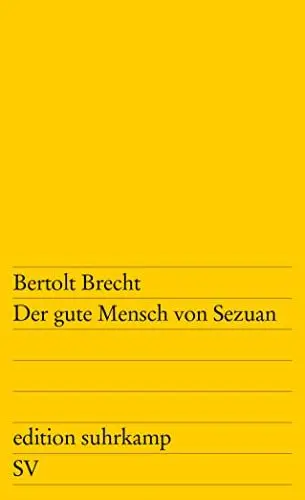 Produktbild: Der gute Mensch von Sezuan: Parabelstück (edition suhrkamp)