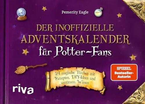 Produktbild: Der inoffizielle Adventskalender für Potter-Fans: 24 magische Türchen mit Rezepten, DIY-Ideen und unnützem Wissen. Der Nachfolger von 