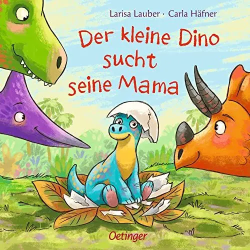 Produktbild: Der kleine Dino sucht seine Mama: Pappbilderbuch ab 2 Jahren mit Schiebe-Wow-Effekt