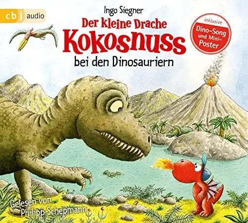 Produktbild: Der kleine Drache Kokosnuss bei den Dinosauriern (Die Abenteuer des kleinen Drachen Kokosnuss, Band 20)