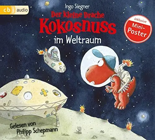 Produktbild: Der kleine Drache Kokosnuss im Weltraum - (Die Abenteuer des kleinen Drachen Kokosnuss, Band 17)