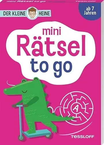 Produktbild: Der kleine Heine. Mini Rätsel to go. Ab 7 Jahren | Bunter Rätselspaß für unterwegs | Praktisches Pocket-Format: 40 bunte Rätsel für unterwegs