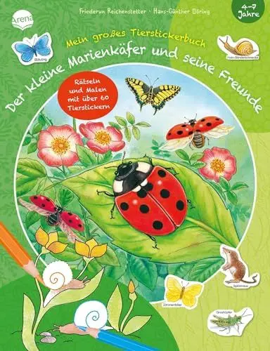Produktbild: Der kleine Marienkäfer und seine Freunde: Mein großes Tierstickerbuch