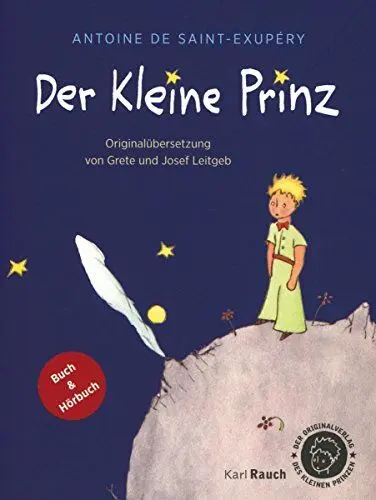 Produktbild: Der kleine Prinz. Geschenkbox: Originalausgabe zum Lesen und als Hörbuch, gelesen von Ulrich und Anna Maria Mühe. Mit allen Illustrationen