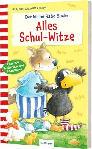 Produktbild: Der kleine Rabe Socke: Alles Schul-Witze: Lustige Kinderwitze animieren zum Lesenlernen für Kinder ab 6