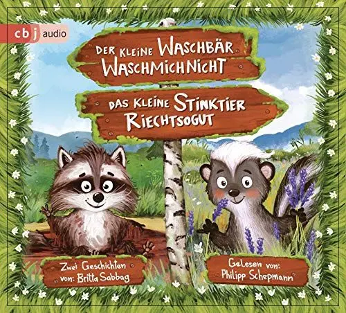 Produktbild: Der kleine Waschbär Waschmichnicht und Das kleine Stinktier Riechtsogut