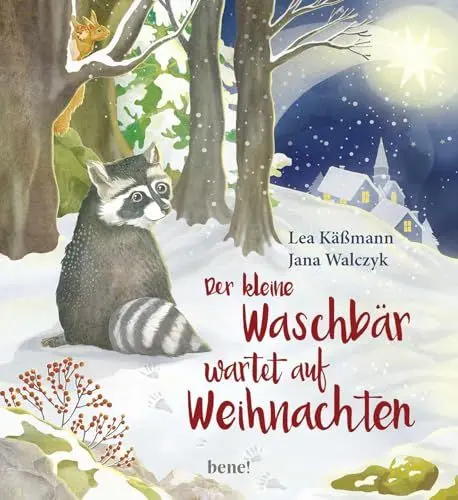 Produktbild: Der kleine Waschbär wartet auf Weihnachten – ein Bilderbuch für Kinder ab 2 Jahren (Die Abenteuer des kleinen Waschbären, Band 1)