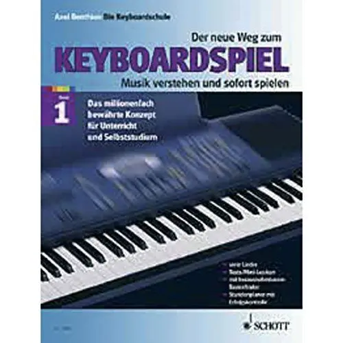 Produktbild: Der neue Weg zum Keyboardspiel, Band 1. Die Keyboardschule für alle einmanualigen Modelle mit Begleitautomatik und Rhythmusgerät, für den Einstieg ins. Tastenspiel, für Unterricht und Selbststudium