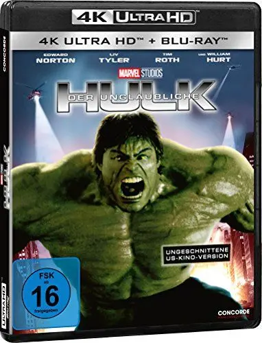 Produktbild: Der unglaubliche Hulk (Uncut Version) (4K Ultra HD) + (Blu-ray)