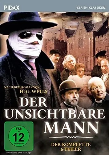 Produktbild: Der unsichtbare Mann / Der komplette 6-Teiler nach dem bekannten Gruselroman von H. G. Wells (Pidax Serien-Klassiker)