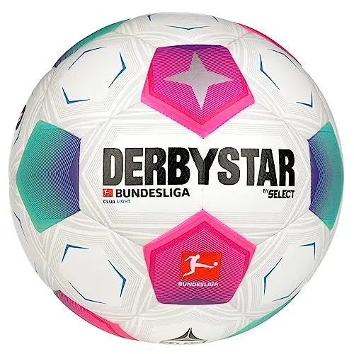 Produktbild: DERBYSTAR Unisex Jugend Bundesliga Club Light v23 Fußball, Weiß, 5