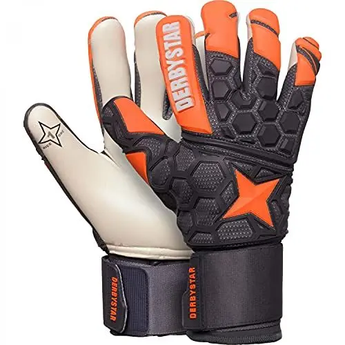 Produktbild: Derbystar APS Hexasoft Pro II Handschuhe Unisex, orange grau, 8