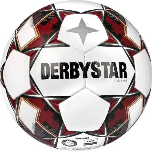 Produktbild: Derbystar Atmos Aps V22 Fußball Weiss Schwarz Rot 5