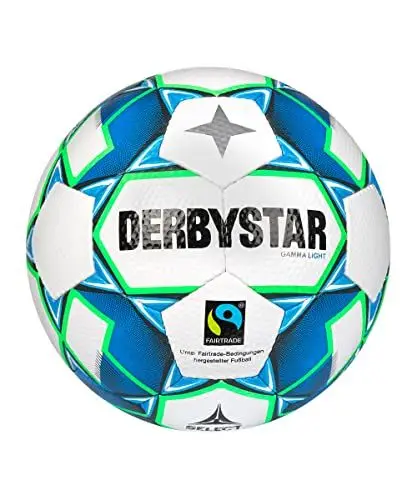 Produktbild: Derbystar Gamma Light V22 Fußball Weiss Blau Grün 4