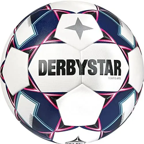 Produktbild: Derbystar Tempo Aps V22 Fußball Weiss Blau Pink 5