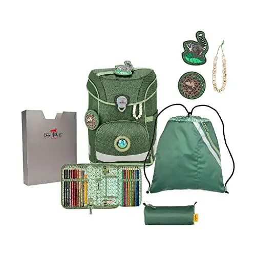 Produktbild: DerDieDas ErgoFlex Easy ECO Schulranzenset 5-teilig Green Planet