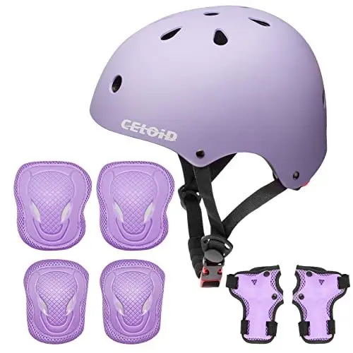 Produktbild: DE-RZ301-Kids Helmet-Set-Violet-M