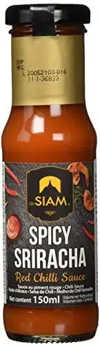 Produktbild: deSiam Sriracha Chilli Sauce - die scharfe thailändische Soße aus rotem Chili, Knoblauch und Essig 150ml