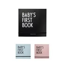 Produktbild: Design Letters Baby’s First Book (Schwarz) - Behalten Sie die Erinnerungen an das erste Jahr Ihres Kindes bei, einschließlich Umschlägen und Meilensteinkarten & mehr, Nordische Design, L: 25 x B: 25cm