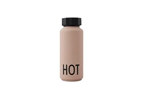 Produktbild: Design Letters Trinkflasche Edelstahl 500 Ml Rosa Bottle | Vatertagsgeschenk für papa, Papa Geschenk | Thermoskanne BPA/BPS frei | Isolierflasche Edelstahl | Thermosflasche 12h heiß 24h kalt