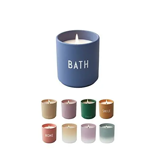 Produktbild: Design Letters duftkerzen im glas groß | duftkerze aus 100% Sojawachs et Brenndauer bis zu 51 Stunden | weihnachts Sammlung und entspannung geschenk für frauen | die Tassen als Vase wiederverwenden