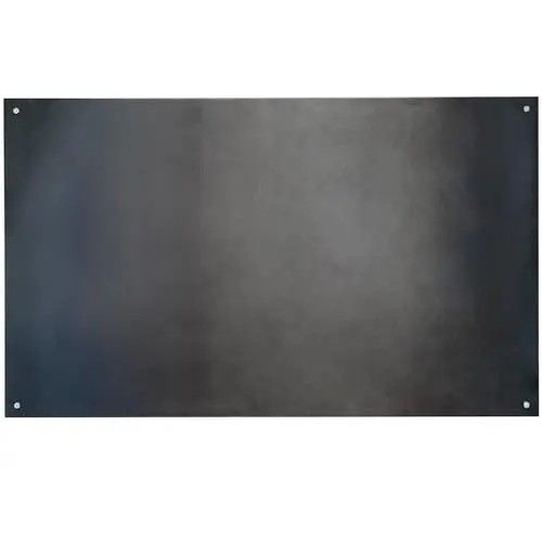 Produktbild: ZUSCHNITTPROFI.DE® Design Magnetwand aus Schwarzstahl (100 x 60 cm) - handgefertigte Magnettafel mit charakteristischem Farbeffekt – Pinnwand inkl. 4 Bohrungen & Befestigungsmaterial