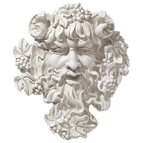 Produktbild: Design Toscano Bacchus, Gott des Weines: Blattmaske, Wandskulptur
