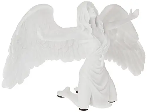 Produktbild: Design Toscano Beten für den Frieden, Engelsstatue aus Marmor-Kunstharz