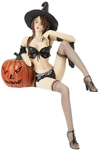 Produktbild: Design Toscano Verführerische Halloween-Hexe, Regalstatue