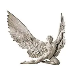 Produktbild: Design Toscano Wandskulptur in Form des Ikarus, für Garten, Maße: 4 x 28 x 28 cm
