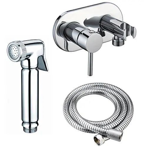 Produktbild: Design WC/Bidet Handbrause Komplettset mit Mischer