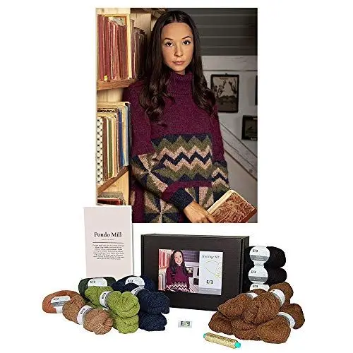 Produktbild: DesignEtte Denmark Strickset, Braun, S/M