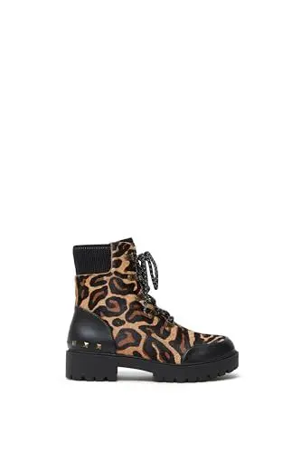 Produktbild: Desigual Damen Shoes_Biker_LEOPA Fashion Boot, Brown, 40 EU